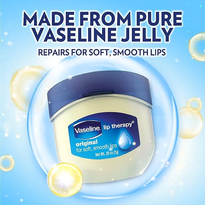 Vaseline Lip Therapy Original, .25 oz (Pack of 9)
