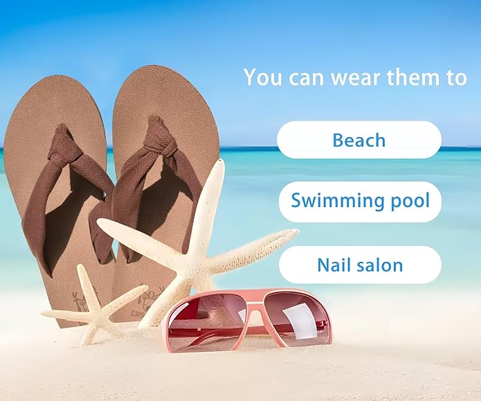 KuaiLu Womens Dressy Sandals Arch Support Yoga Mat Walking Cross Slides Ladies Slip on Orthotic Travel Outfits Slippers Cushion Comfortable