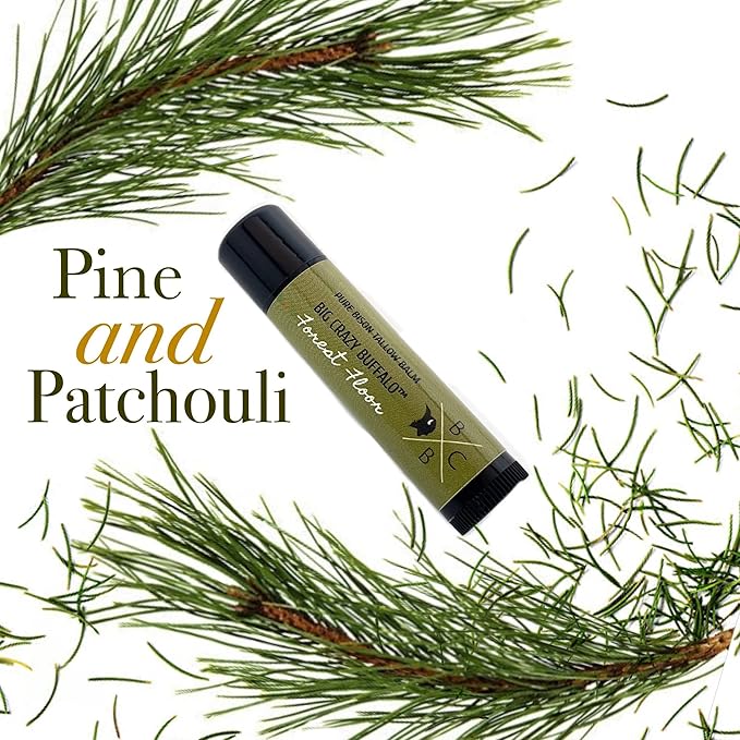 Pure Bison Tallow Lip Balm Set (5 pack) - Moisturizing, Non-Habit Forming, Soothes Chapped Lips, Hydrating