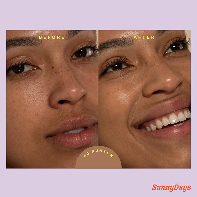 Tower 28 Beauty SunnyDays SPF 30 Tinted Mineral Sunscreen - For Sensitive Skin - 2-in-1 Facial Broad Spectrum UVA/UVB Protection + Foundation – Shade 40 RUNYON, 1 Fl Oz