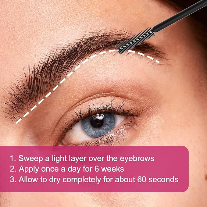 Eyebrow Growth Serum - Advanced Eyebrows Growth Enhancing for Women - Eye Brow Serum for Growth Thicker, Fuller, Naturally Beautiful Brows - 5mL