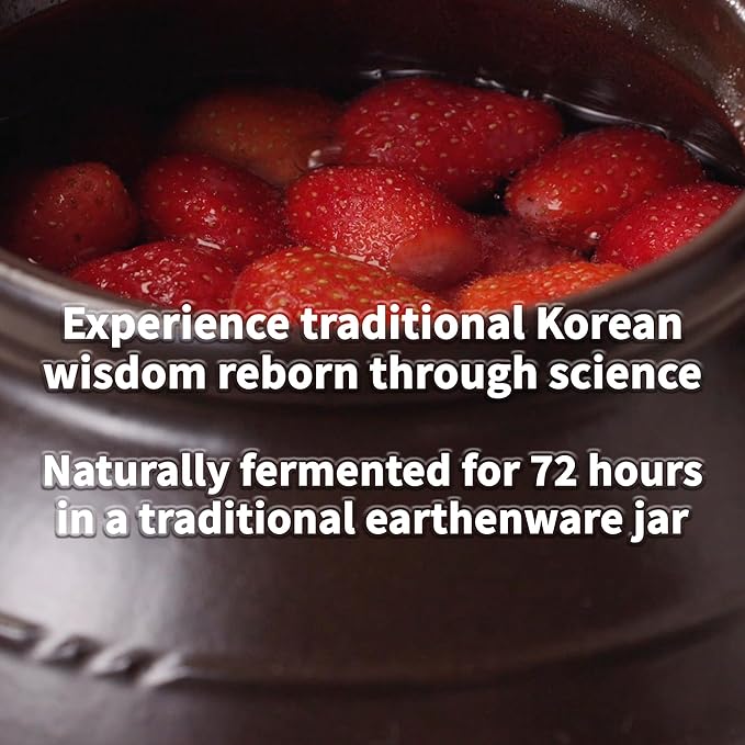 Niacinamide Serum Dark Spot Corrector with Fermented Strawberry Juice – Hydrating Brightening Face for Women, Korean Glass Skin Skincare with Sebum Control, Radiance, Blemish Correction