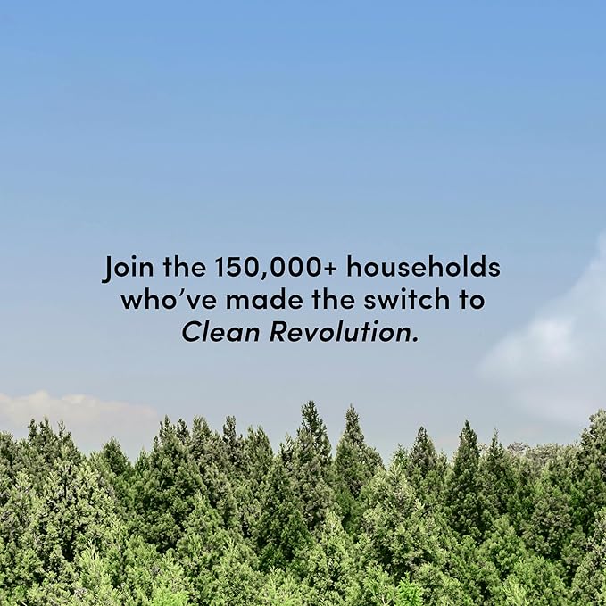 Clean Revolution Liquid Gel Hand Soap, Silky Rich Liquid, Quick Lather, Fast Rinsing, Contains Real Essential Oils (Forest Escape) 128 Fl Oz