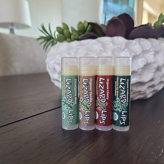 Lizard Lips USDA Certified Organic - 4 Flavor Variety Pack