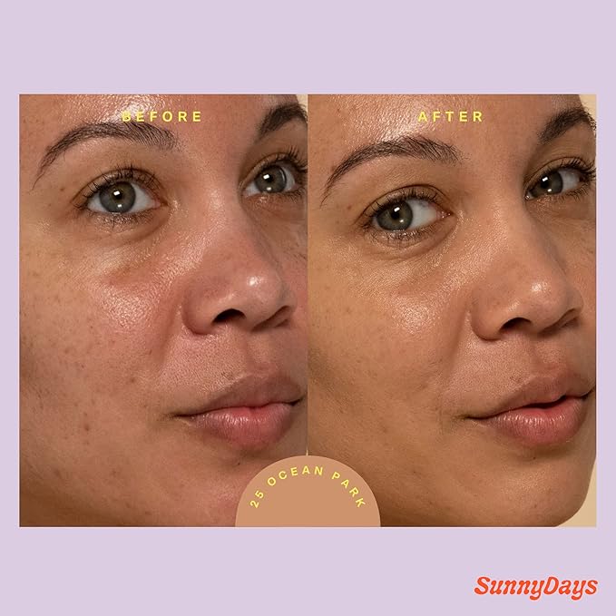 Tower 28 Beauty SunnyDays SPF 30 Tinted Mineral Sunscreen - For Sensitive Skin - 2-in-1 Facial Broad Spectrum UVA/UVB Protection + Foundation - Shade 25 OCEAN PARK, 1 Fl Oz