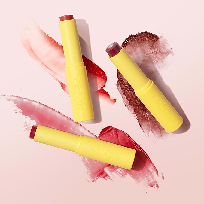 Burt’s Bees Back To School Gift Ideas, Tinted Boosted Balm, Misty Mauve, Hydrating Tinted Lip Balm with Vitamin C, E, and F Core, 24 Hour Lip Moisturizer, 100% Natural Origin, 1 Count, 0.16oz