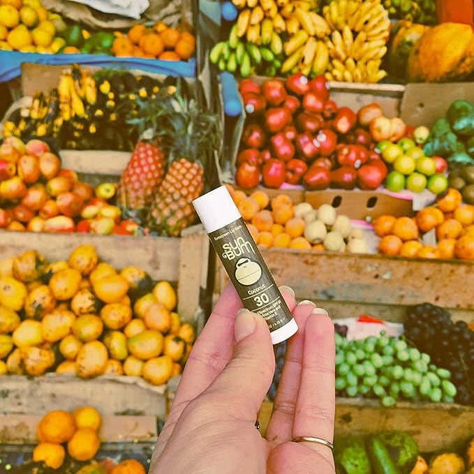 Sun Bum Lip Balm | SPF 30 | 0.15 Ounce Stick | Broad Spectrum UVA, UVB Protection, Hypoallergenic, Paraben Free, Gluten Free, Vegan | The Originals Variety Pack | 7 Pack