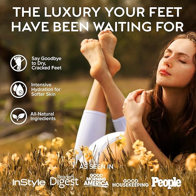 ZAAINA Intensive Heel Balm Stick for Cracked Heels – Natural Foot Balm for Dry Feet, Calluses & Rough Skin – Moisturizing Heel Softener with Shea Butter, Tea Tree & Peppermint – 2.5oz Twist-Up Tube