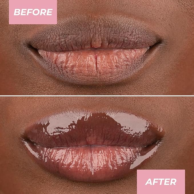 MCoBeauty Lip Oil Hydrating Treatment, Sheer Rose, Moisturizing Shine for Naturally Beautiful Lips, Vegan, Cruelty Free Cosmetics