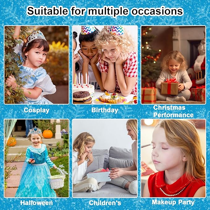 Kids Makeup Kit for Girl Toys, Princess Toys With Makeup kit Nail Polish Set Little Girls Toddlers Dress up Set Birthday Gift Play Makeup Kits For Girls Ages 6-10