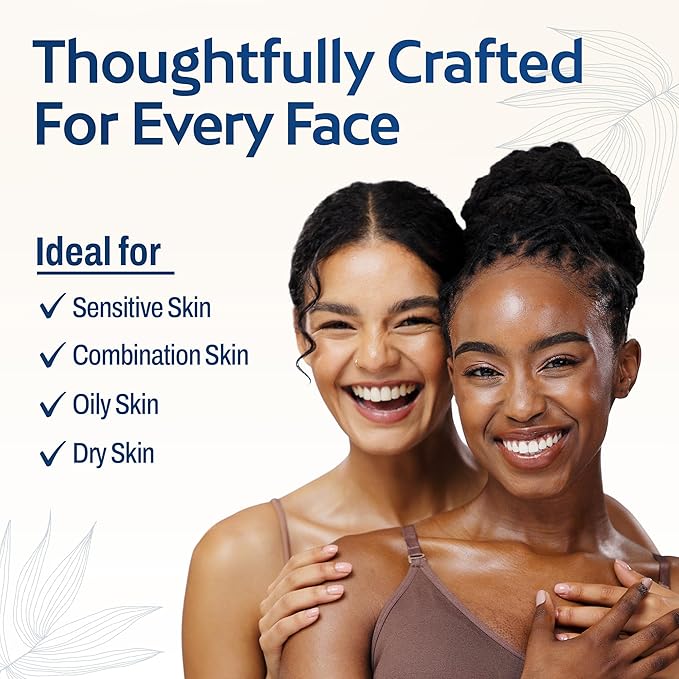 HartFelt Round Face Scrubber for Women | Reusable Facial Sponges for Daily Cleansing | Facial Exfoliating Pads for Removing Dead Skin, Dirt & Makeup | Use with Favorite Cream | Made in USA - 1 Count