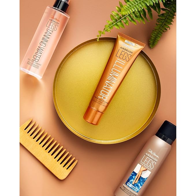 Sally Hansen Airbrush legs, Illuminator Nude Glow and Golden Glow 3.3 Oz