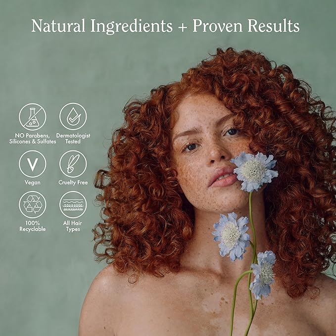 Rizos Curls Biotin Shampoo Gently Cleanse, Strengthen & Nourish Hair with Biotin & Rosemary Oil Reduces Shedding for Fuller, Healthier Hair For all Hair Types Sulfate & Paraben Free