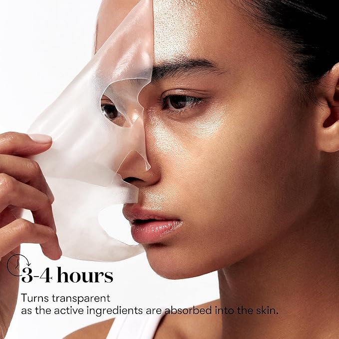 VT COSMETICS Pro Cica Reedle Shot 100 2-Step Hydrogel Mask(34.5gx4ea), Intensive Calming, Exosome Centella Asiatica, Blemish Relief, Overnight Melting Mask, Korean Facial Mask