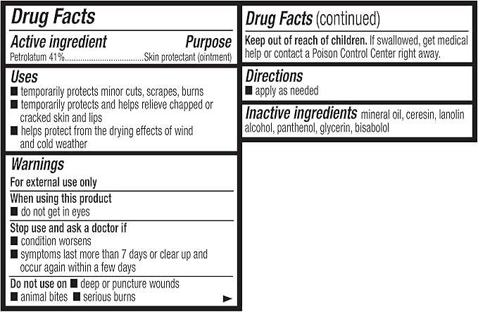 Amazon Basics Healing Ointment and Skin Protectant for Dry & Cracked Skin, Fragrance Free, 14 Ounce, 4-Pack (Previously Solimo)