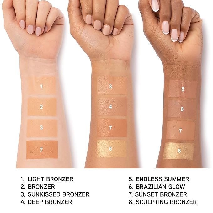 Physicians Formula Murumuru Butter Bronzer, Moisturizing, Nourishing Murumuru Butter for Silky Glow, Dermatologist Tested, Hypoallergenic, Vegan & Cruelty-Free - Sculpting Bronzer