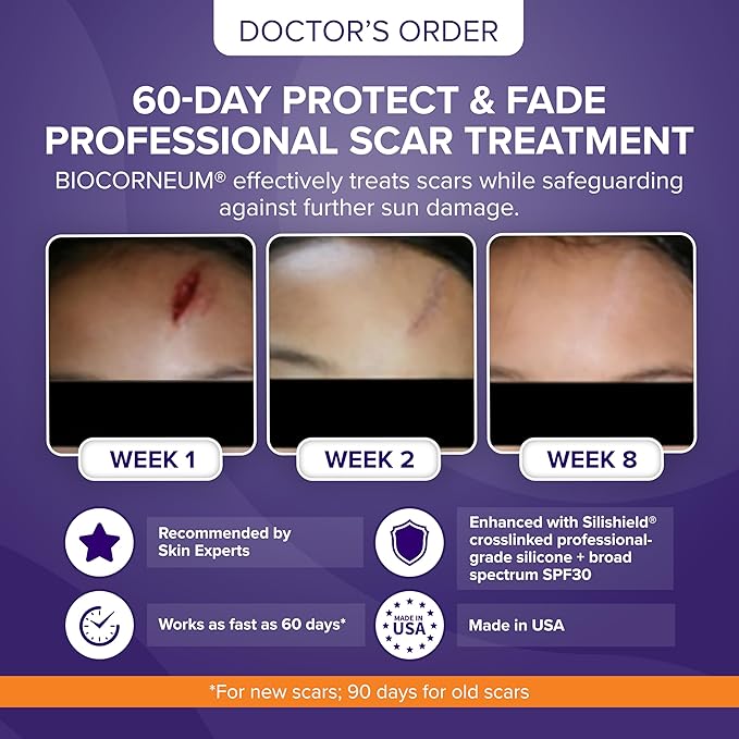 Advanced Scar Treatment with Silishield® & SPF 30 20g - Made in the USA, Fast-Drying, Water-Resistant Silicone Scar Gel - Surgeon Recommended for New & Old Scars - Suitable for Children Over 6 Months