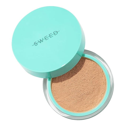 SWEED - Miracle Powder Mineral Foundation | Vegan, Cruelty-Free, Clean Beauty (Golden Medium 03, 0.25 oz | 7 g)