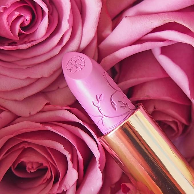 Karen Murrell - Natural Lip Stick - Lipstick 36 Lilac Aurora - Lilac Lipstick - Matte Finish, 100% Natural Ingredients, Moisturizes & Hydrates Lips - Paraben & Cruelty Free