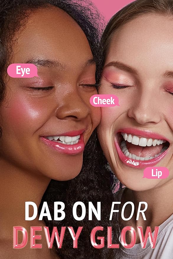 Veganize Collagen Lip Glass Balm | Hydrating Lip Balm in 9 Vibrant Colors | Moisturizing Lip Care Infused with Collagen Jelly Magic | No Animal Trial Lip Balm 0.06 oz (No. 2 Shy Pink)