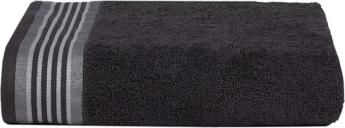 CASA COPENHAGEN He & She 2 Pieces Large Bath Sheet Set- Pine Grey + Grey Violet, 550 GSM, Designed in Denmark Made of Soft Egyptian Cotton for Bathroom, Kitchen & Shower