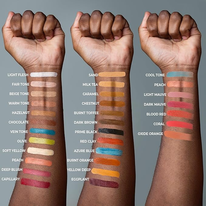 Alcohol Palette Refill Pans - Skin Tones - Oxide Orange