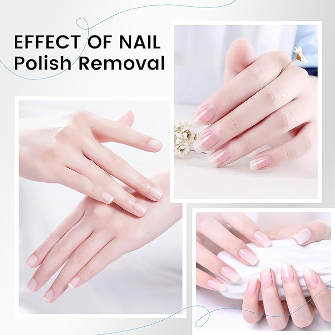 Gel Nail Polish Remover quickly breaks down and removes soak-off gel polish from nails (1pcs, Gel Nail Polish Remover)