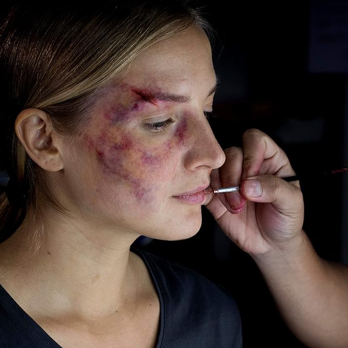 6 Color On Camera Primary Alcohol Activated Makeup Palette - Waterproof Makeup for Professional Makeup Artists