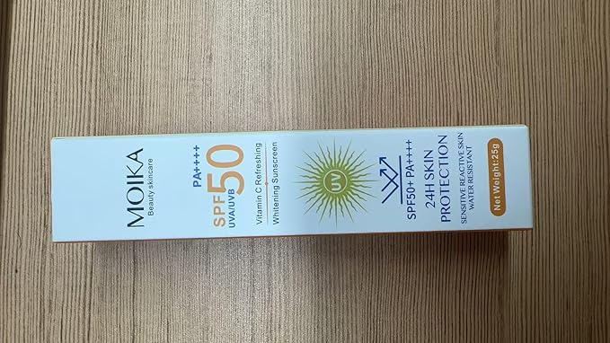 Sunscreen for Face, UV Defense Hydro Calming Sunscreen, SPF 50+, with Vitamin C, Moisturizing Daily Protection for Sensitive Skin, 0.88 Fl Oz