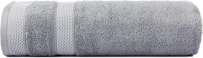 CASA COPENHAGEN, Designed in Denmark, 600 GSM, Hand Towels 16x28 Inches, Set of 10 - Grey Violet, Super Soft and Absorbent, Egyptian Cotton Towels for Bathroom & Kitchen