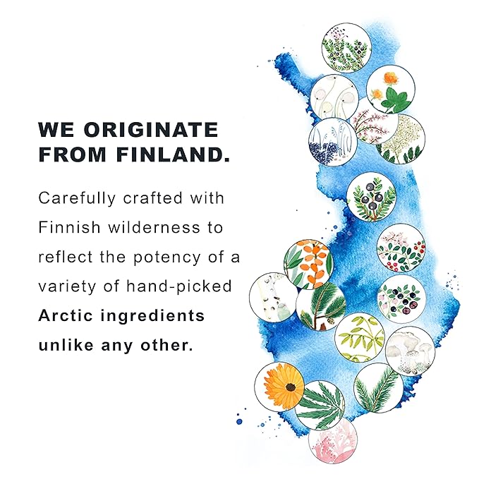 Lumene [Lumo] Nordic Bloom Anti-Wrinkle & Firm Moisturizing V-Shape Face Serum - Hydrating Serum to Help Visibly Reduce Fine Lines + Wrinkles - Infused with Nordic Lingonberry Extract (30 ml)