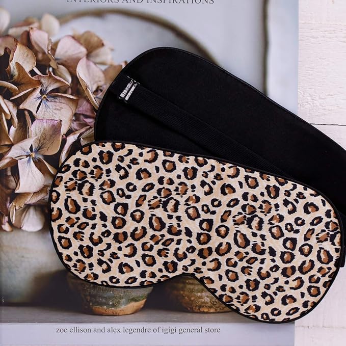 Feel 100% Pure Silk Eye Mask Sleep Eye Mask Eye Cover Eyeshade Sleeping Eye Mask Floral Colors (#41)