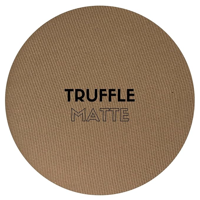Truffle Matte Powder Contour Makeup – 37 mm Magnetic Palette Refill Pan for Contouring Highlight Make Up Kit by Beauty Junkees, Professional Quality Paraben Gluten Cruelty Free Cosmetics