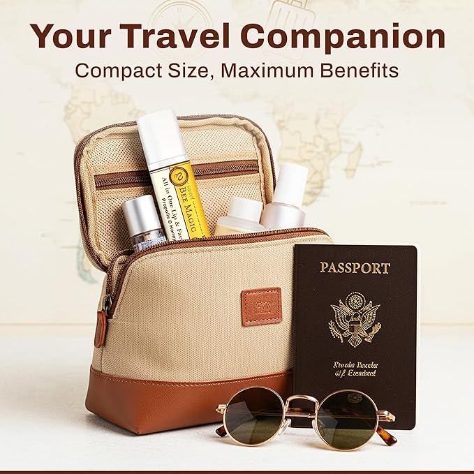 Sweet Bee Naturals Magic Wand - Certified Organic Lip and Face Moisturizing Wand - Natural Chapstick and Balm Wand for Dry Skin and Lips, Non Petroleum Jelly for All Ages and Skin Types, Pack of 2