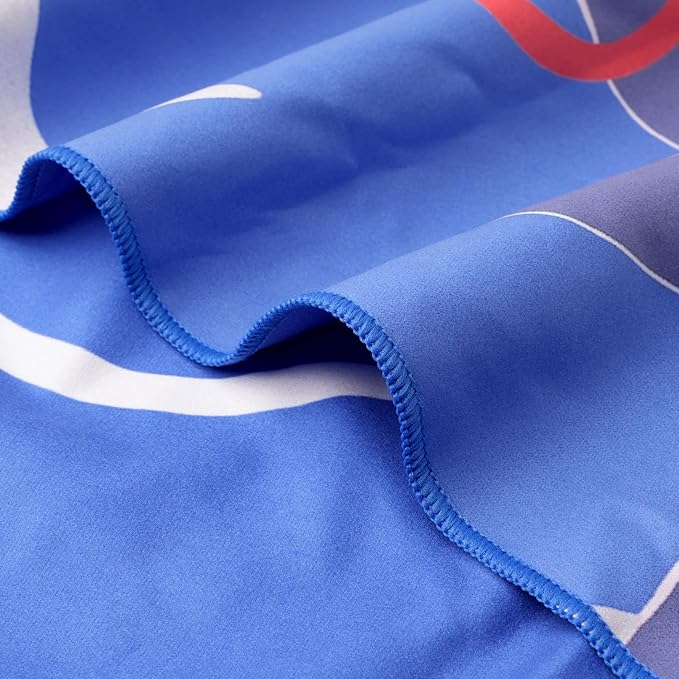 Eunzel Microfiber Kids Beach Towel, Quick Dry Towels for Girls & Boys Sand Free Travel Towel for Beach, Camping, Swim Pool 60"x30"，Sea Friends