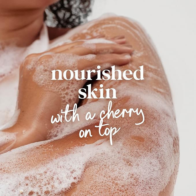 Dove Body Wash with Pump Revitalizante Cherry & Chia Milk, for Renewed, Healthy Looking Skin, Moisturizing Gentle Skin Cleanser with 24hr Renewing MicroMoisture, 30.6 oz