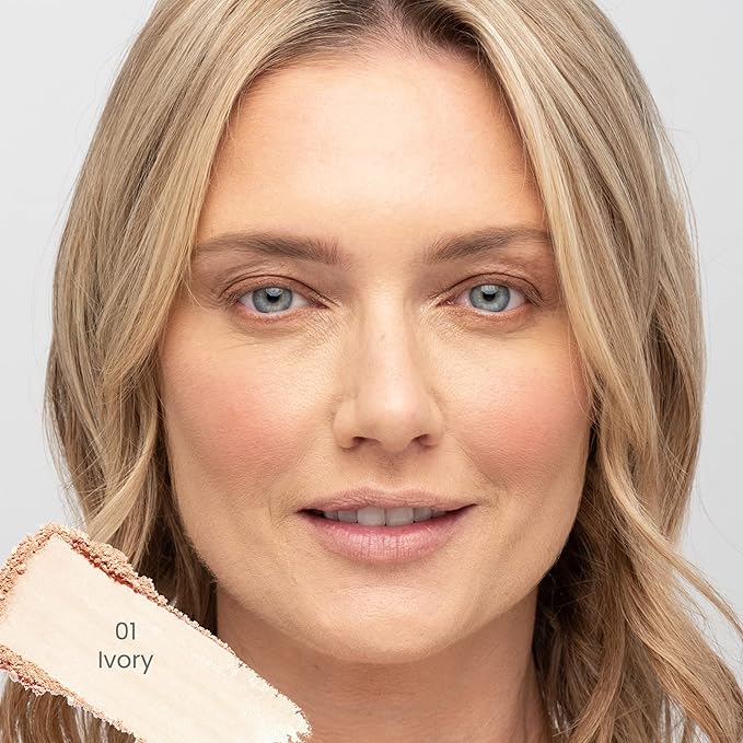 True + Luscious Sheer Halo Complexion Powder – Natural Matte Finish Foundation, Sheer to Medium Coverage – Clean, Vegan and Cruelty Free Powder Foundation – 0.32 oz