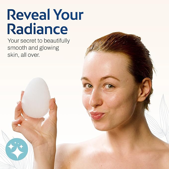 HartFelt 2ct Tear Drop Face Scrubber for Women | Reusable Facial Sponges for Daily Cleansing | Facial Exfoliating Pads for Removing Dead Skin, Dirt & Makeup | Made in USA