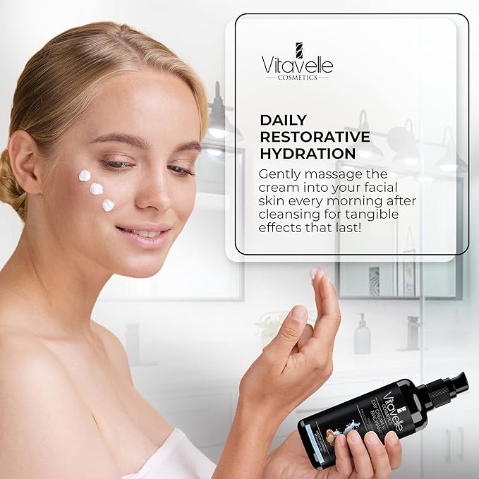 VITAVELLE Niacinamide Cream - Daily Niacinamide Moisturizer for Face - Strengthening Pore Reducer for Face with Plant-Derived Retinol, Shea Butter, & Niacinamide Serum For a Smooth & Even Complexion
