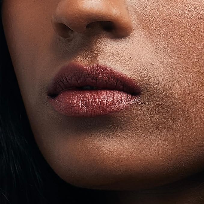 VASANTI Matte Crush Lipstick Pencil – Rosy Pout Medium Pink Brown – Soft, Velvety Matte Finish, Waterproof, Smooth Application – Natural, Vegan, Paraben-Free Lip Color