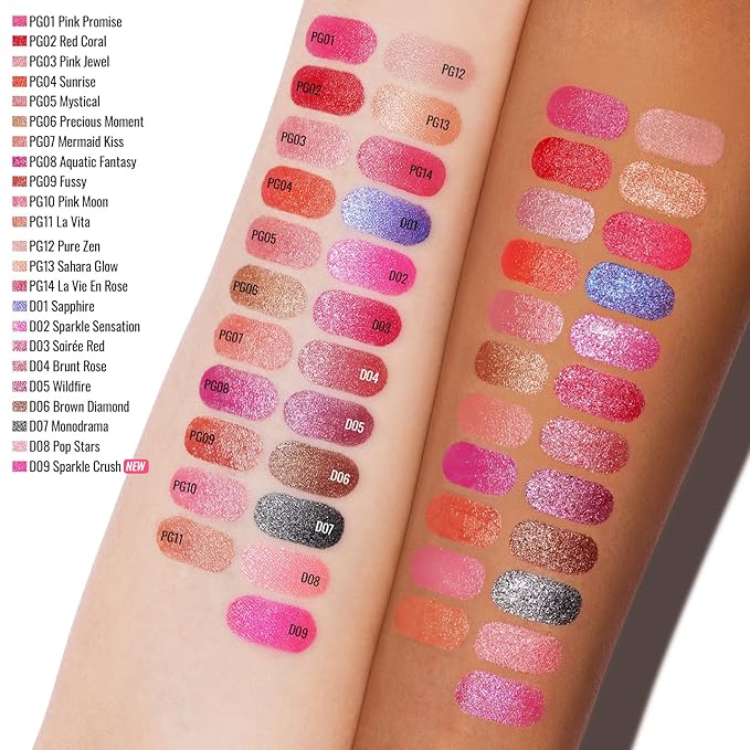 Oulac Shimmer Purple Lipstick for Women, Infinity High Shine Finish, Hydrating Lip Color Infused with Damask Rose Oil for All-Day Comfort, Gluten-Free Vegan Beauty, D05 Wildfire