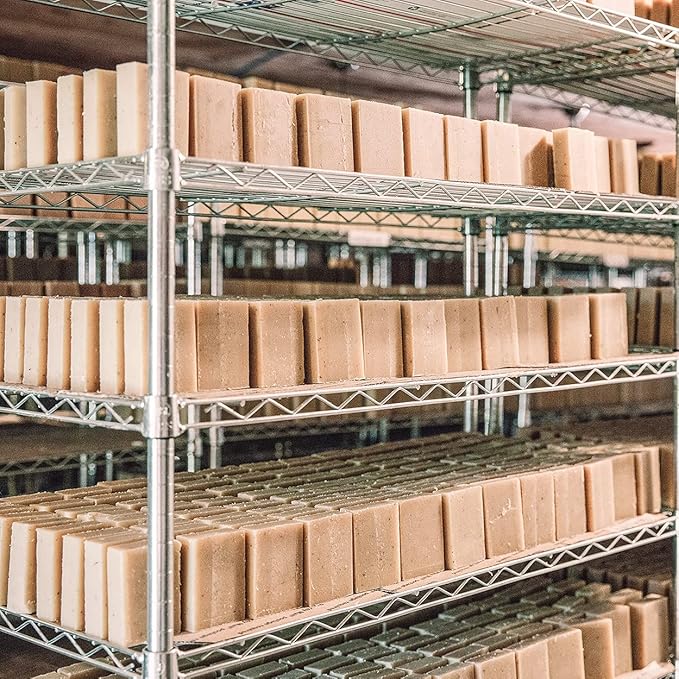 Little Seed Farm Organic Goat’s Milk Soap – 3 Pack of Lavender Facial and Body Soap Bars – Natural, Handmade and Cruelty Free – Calming and Relaxing – Suitable for Sensitive Skin, Net Wt. 4.75oz