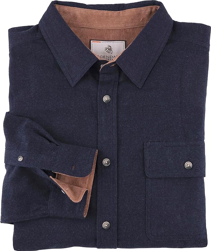 Legendary Whitetails Men's Flannel Shirt Long Sleeve Button Down 100% Cotton