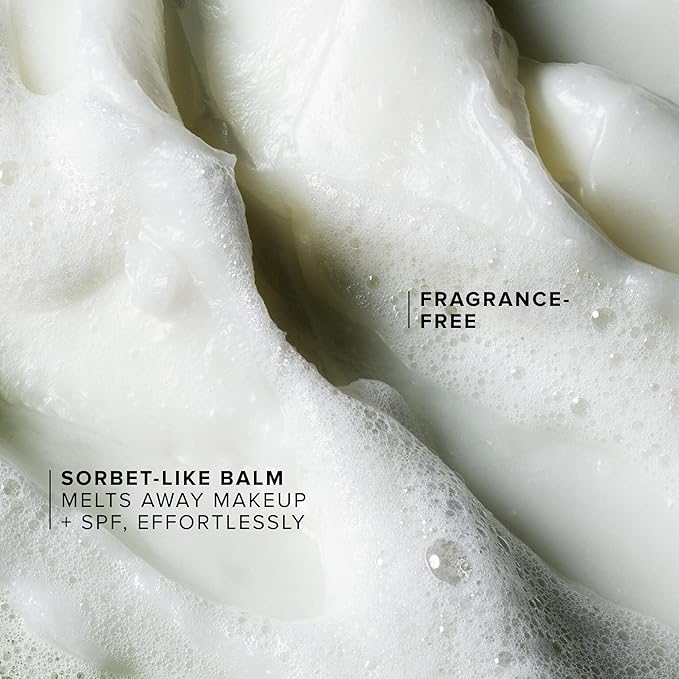 Farmacy Makeup Remover Cleansing Balm - Green Clean Waterproof Makeup Remover + Oil Based Cleanser - Newly Formulated Double Cleanser with Plant Based Waxes + Upcycled Moringa (200ml)