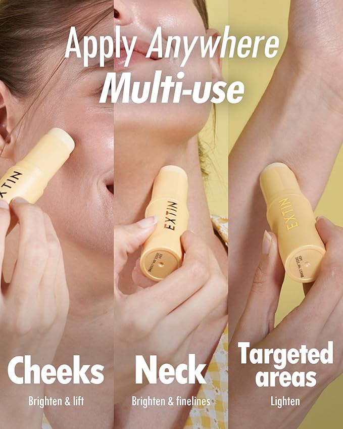 KAHI Extin C Balm - Vitamin C Infused Moisturizer Stick | Starter & Finishing Balm for Skin Brightening & Fine Lines (0.32 oz)