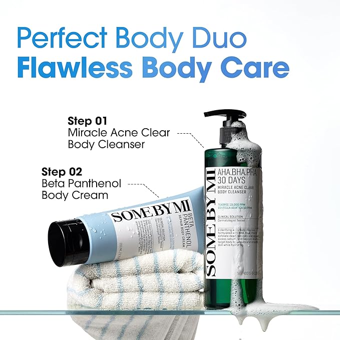 SOME BY MI Beta-Panthenol Repair Body Cream - 6.76Oz, 200ml - Hydrating and Redness-Soothing Daily Korean Panthenol Body Lotion - Rebuilds Body Skin Barrier for Sensitive Skin - Korean Skin Care