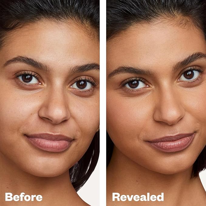Kosas Revealer Skin-Improving Foundation with SPF 25 Protection - Hydrate, Brighten, Soothe, Plump, Protect Skin - Smoothing Texture, Natural Finish and Clean Formula - Medium Tan Warm 250