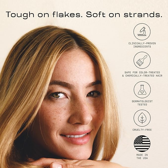 Jupiter, Physician-Formulated Anti-Dandruff Shampoo & Conditioner, for Flaky, Itchy, Oily, Dry Scalp, Vegan, Sulfate-Free, Color-Safe, & Paraben-Free, Dry Scalp Shampoo and Conditioner for Women & Men