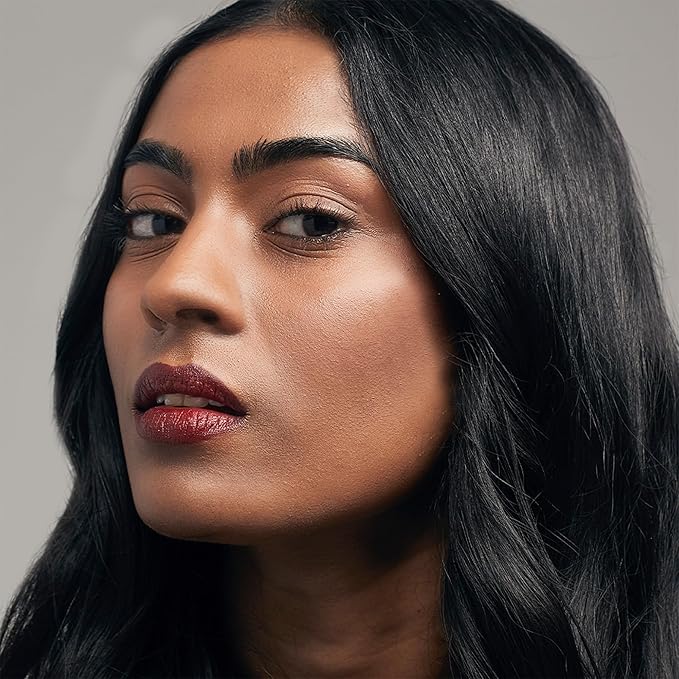 VASANTI Matte Crush Lipstick Pencil – Va Va Voom Dark Brown – Soft, Velvety Matte Finish, Waterproof, Smooth Application – Natural, Vegan, Paraben-Free Lip Color