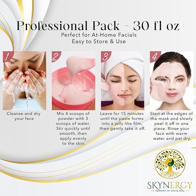 Sea Moss Algae Jelly Face Mask | HydroGlo Jelly Mask for Skin Hydration | Radiance and Reduced Pigmentation | Vajafacial Jelly Mask | 12 Applications (30 Fl Oz)